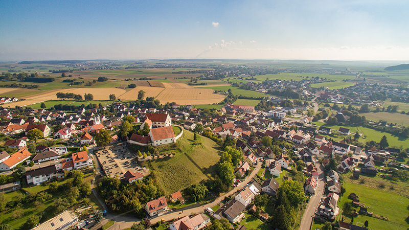 Luftaufnahme von Syrgenstein